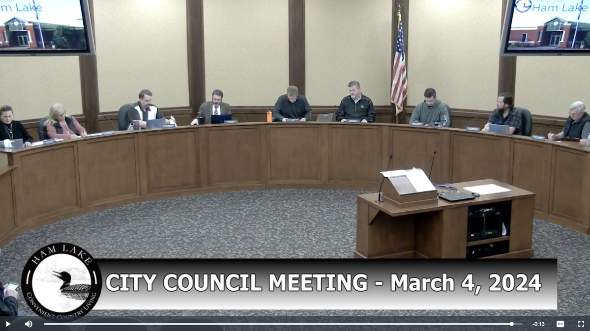 Ham Lake City Council Comments